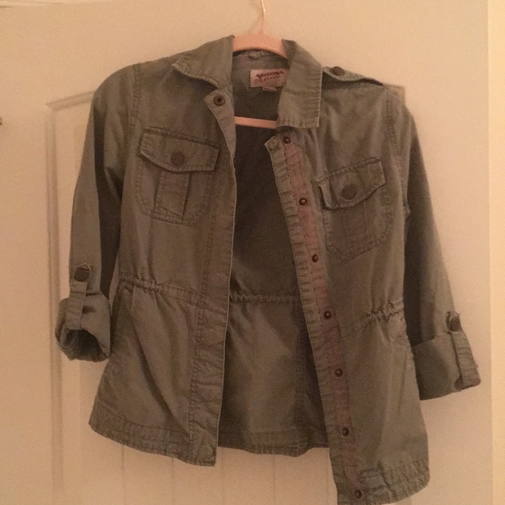 Army green jacket